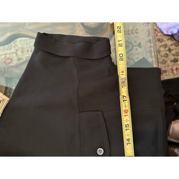 NWT Theory Women's Black Cargo Shirt Silk Jumpsuit Romper Size 4 - Picture 13 of 16